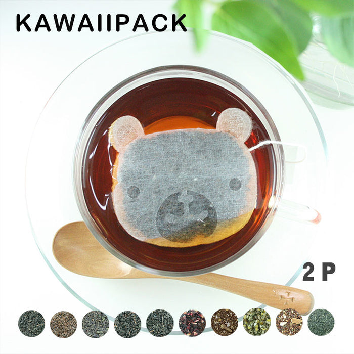 【 kawaiipack 2D くま 2個入 】