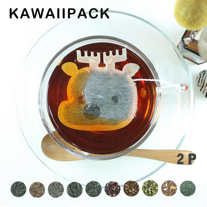 【 kawaiipack 2D トナカイ 2個入 】