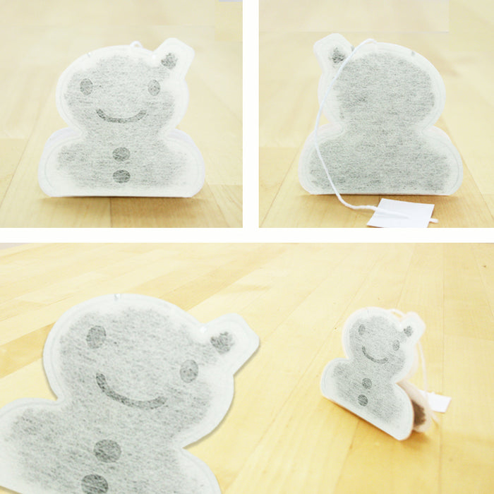 【 kawaiipack 3D 雪だるま 2個入 】